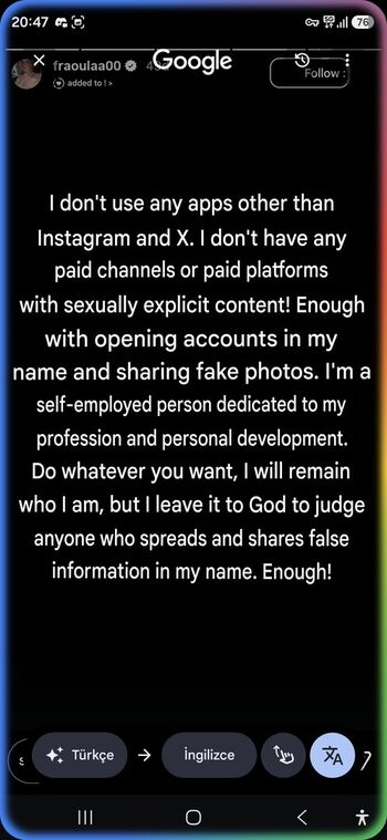 Full leaked Fraaoula private onlyfans photo