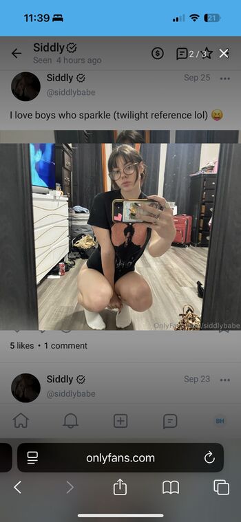 Full leaked Siddlybabe private onlyfans photo